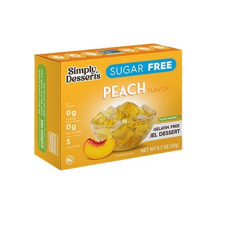 Simply Delish Jel Dessert, Peach - 20g