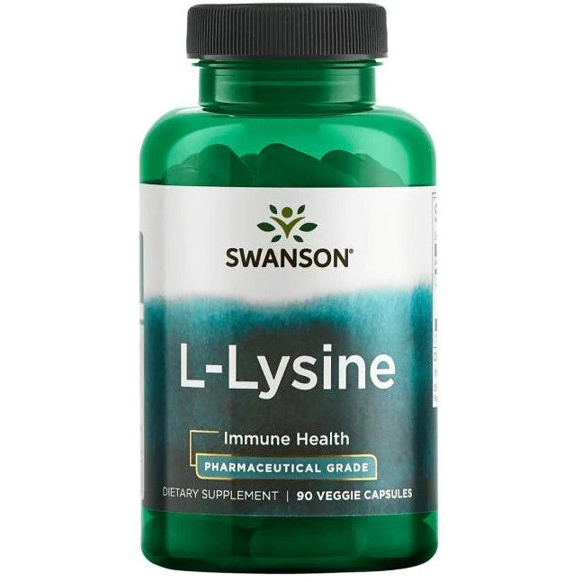 Swanson AjiPure L-Lysine, 500mg - 90 vcaps