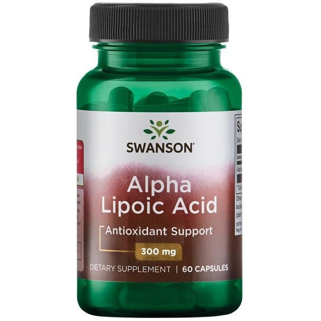Swanson Alpha Lipoic Acid, 300mg - 60 caps