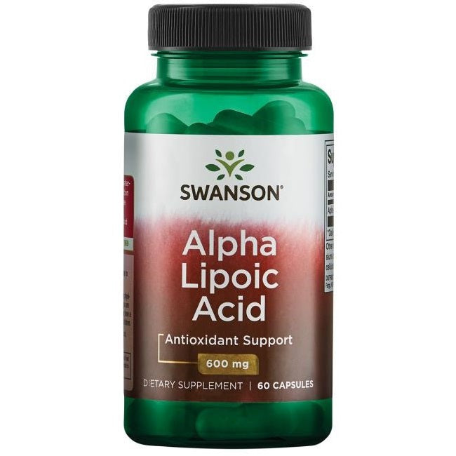 Swanson Alpha Lipoic Acid, 600mg - 60 caps