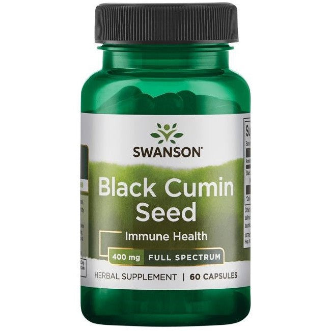 Swanson Black Cumin Seed, 400mg - 60 caps