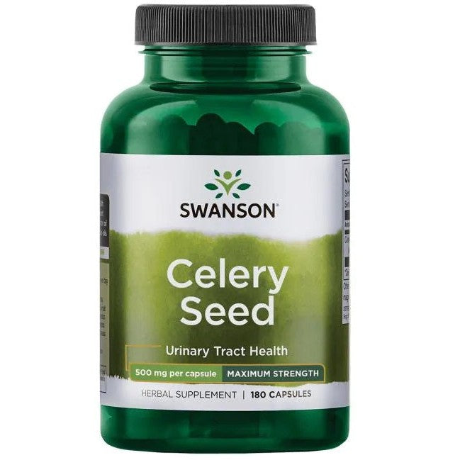 Swanson Celery Seed, 500mg - 180 caps