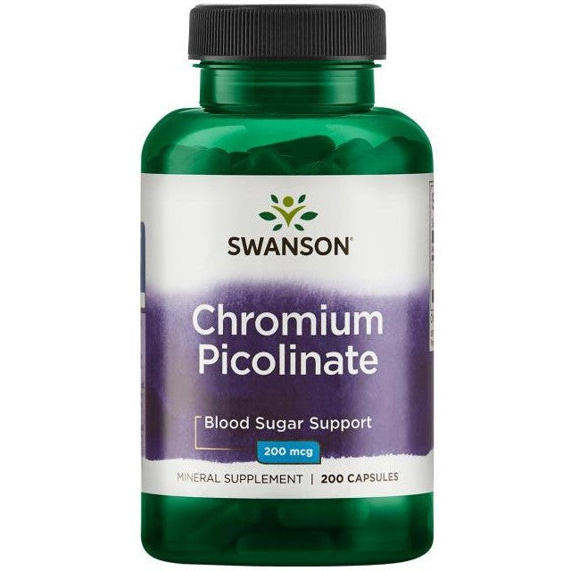 Swanson Chromium Picolinate, 200mcg - 200 caps