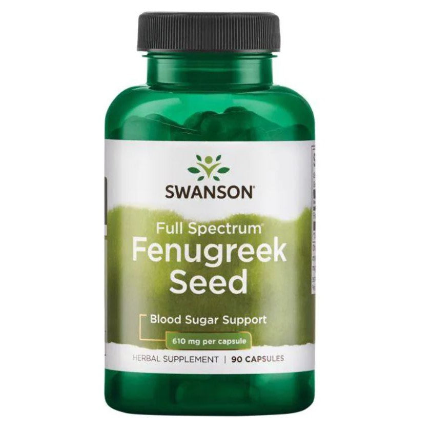Swanson Fenugreek Seed, 610mg - 90 caps
