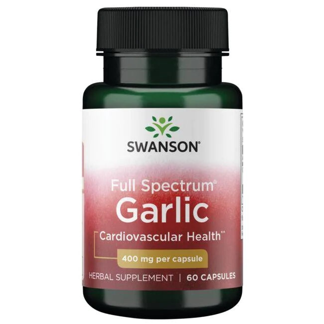 Swanson Full Spectrum Garlic, 400mg - 60 caps