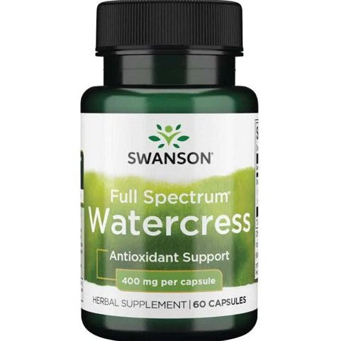 Swanson Full Spectrum Watercress, 400mg - 60 caps