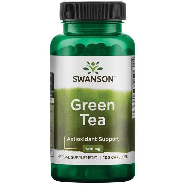 Swanson Green Tea, 500mg - 100 caps