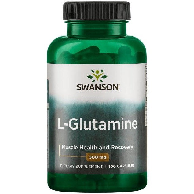 Swanson L-Glutamine, 500mg - 100 caps