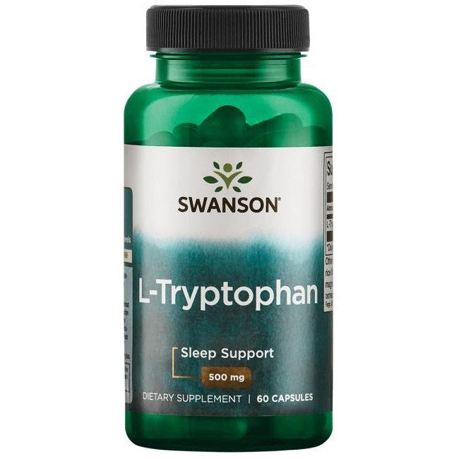 Swanson L-Tryptophan, 500mg - 60 caps