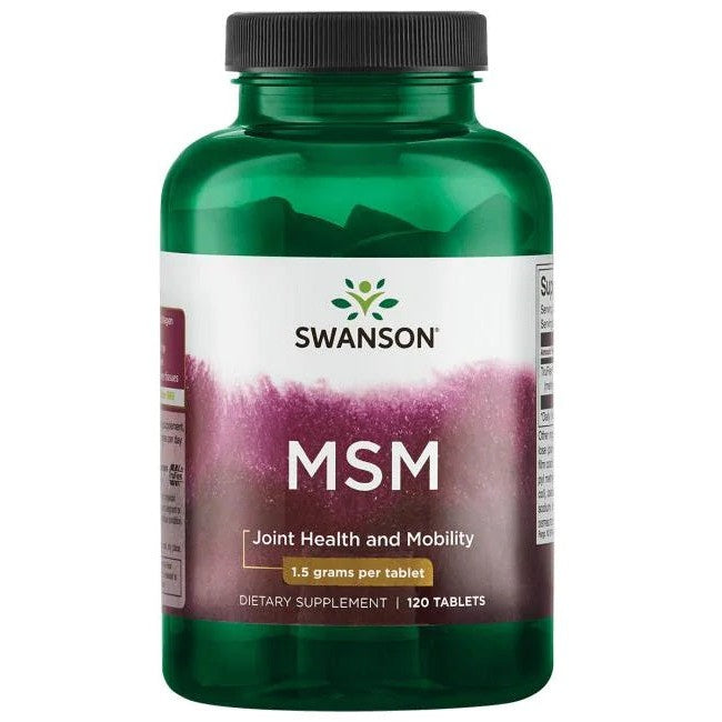 Swanson MSM, 1500mg - 120 tablets