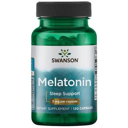 Swanson Melatonin, 3mg - 120 caps