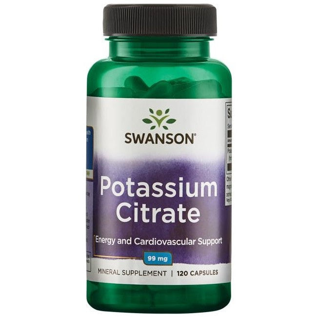 Swanson Potassium Citrate, 99mg - 120 caps