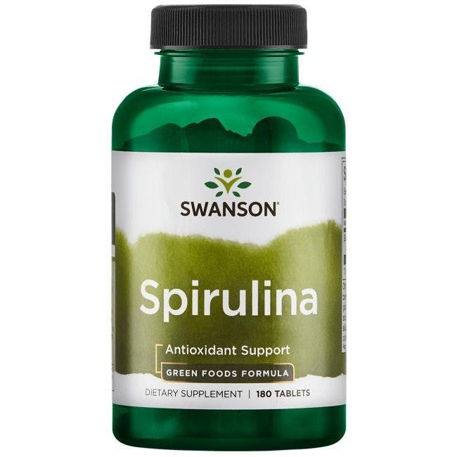 Swanson Spirulina, 500mg - 180 tablets