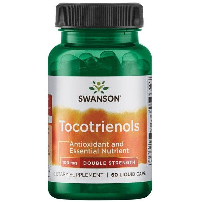 Swanson Tocotrienols, 100mg Double Strength - 60 liquid caps
