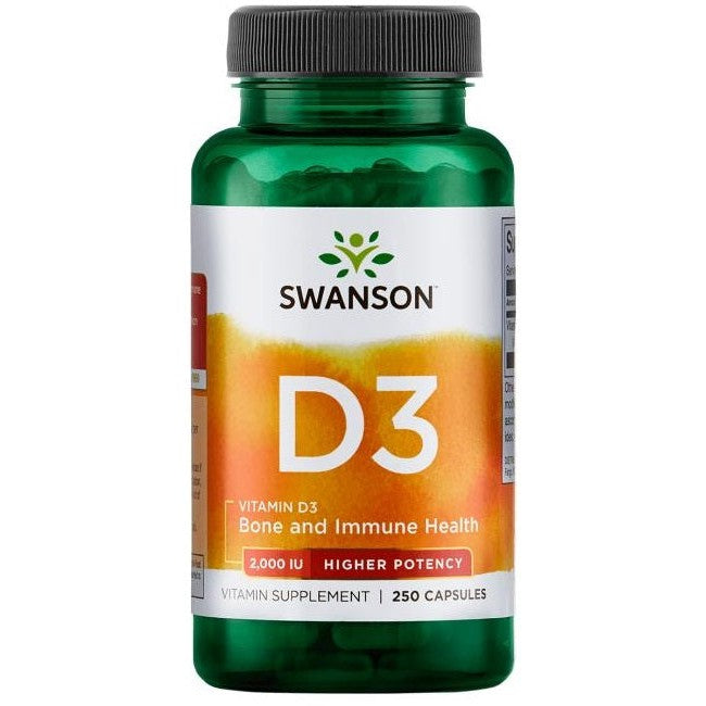 Swanson Vitamin D-3, 2000 IU - 250 caps