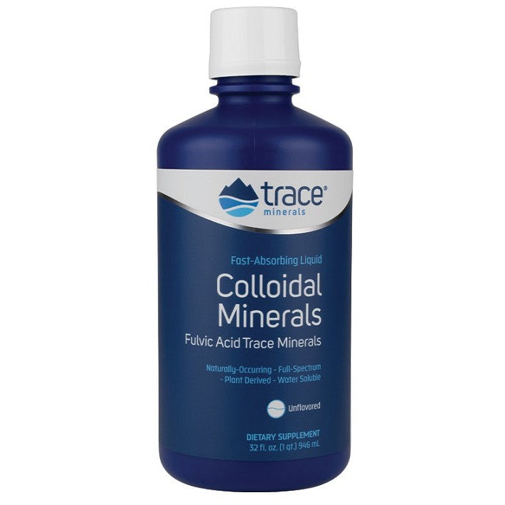 Trace Minerals Colloidal Minerals, Unflavored - 946 ml.