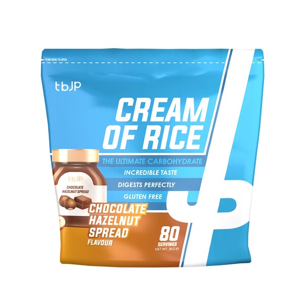 Trained by JP Cream of Rice, Chocolate Hazelnut Spread - 2000g
