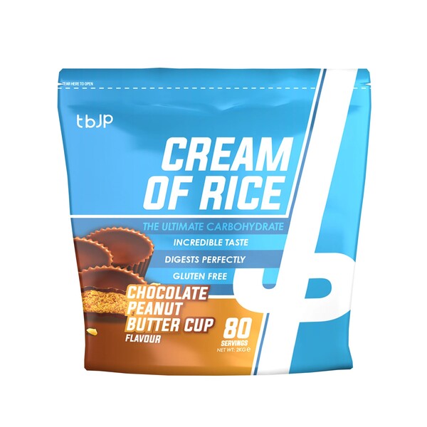 Trained by JP Cream of Rice, Chocolate Peanut Butter Cup - 2000g