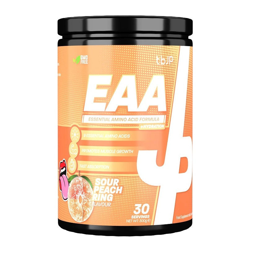 Trained by JP EAA + Hydration, Sour Peach Ring - 300g