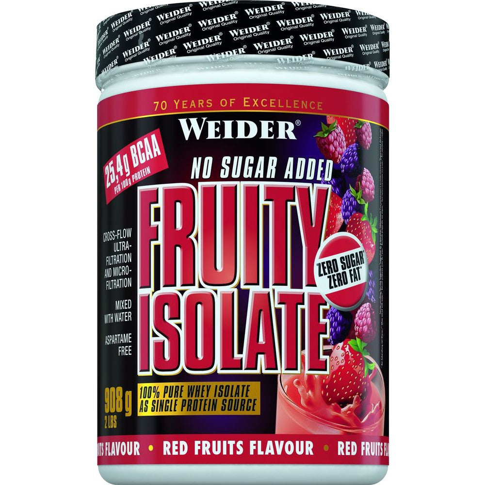 Weider Fruity Isolate, Red Fruits - 908g
