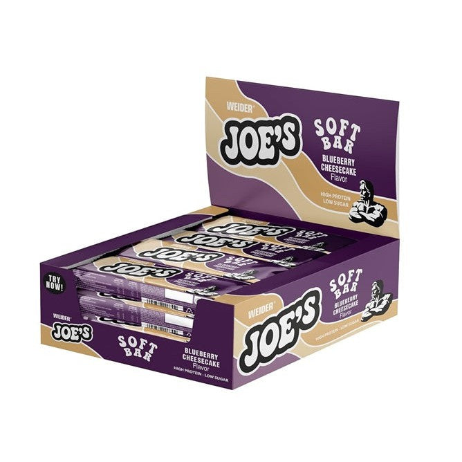 Weider Joe's Soft Bar, Blueberry Cheesecake - 12 x 50g