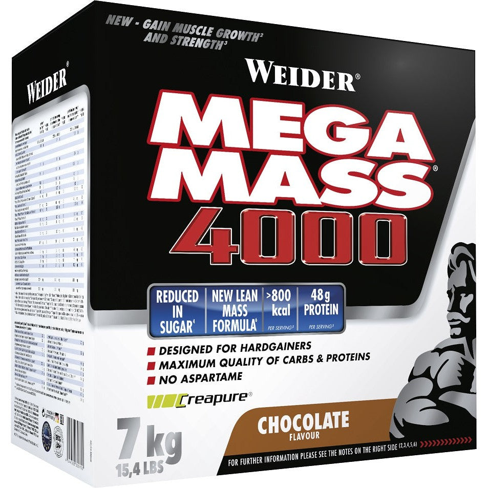 Weider Mega Mass 4000, Vanilla - 7000g