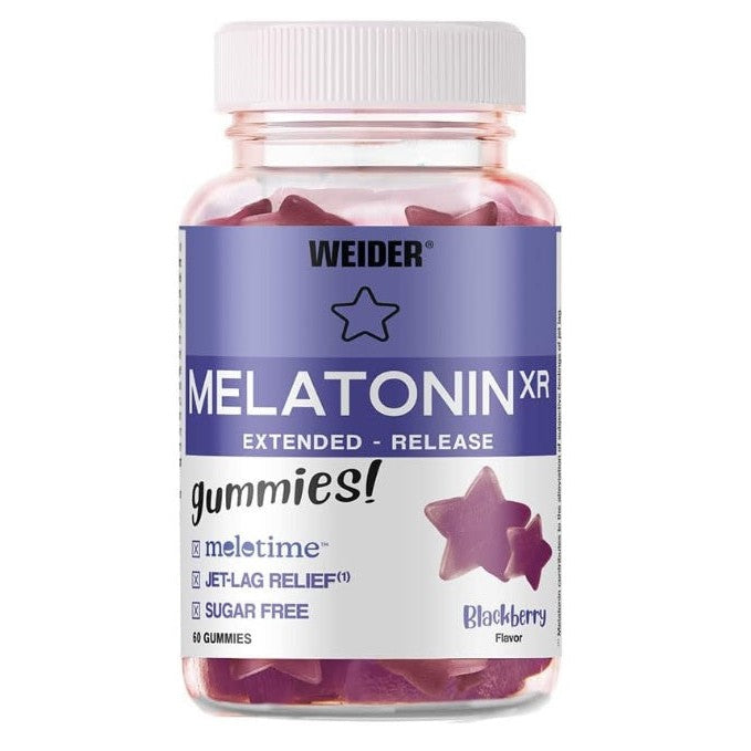 Weider Melatonin XR, Blackberry - 60 gummies