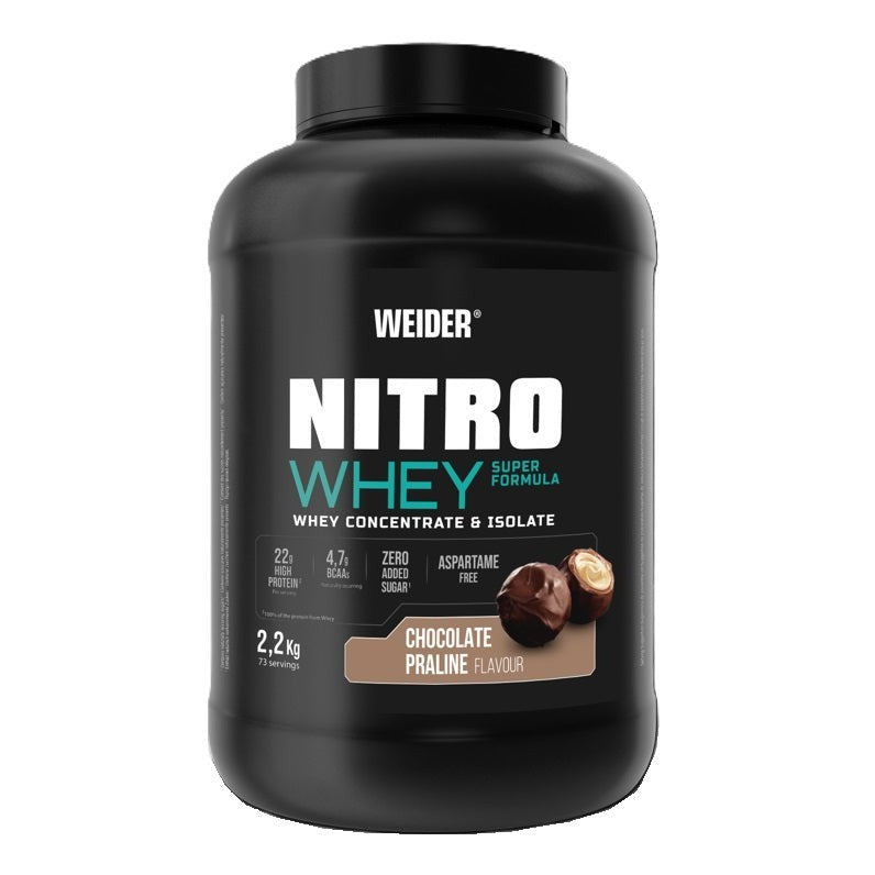 Weider Nitro Whey Super Formula, Chocolate Praline - 2200g