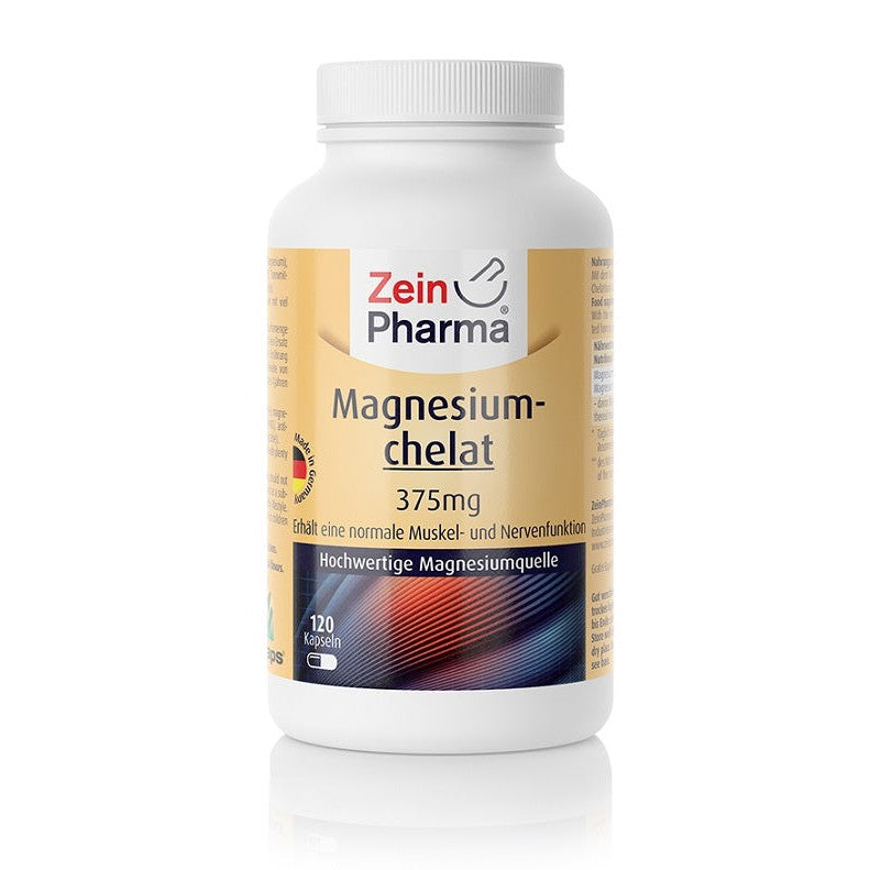 Zein Pharma Magnesium Chelate, 375mg - 120 caps