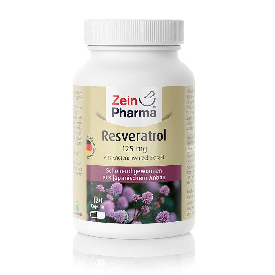 Zein Pharma Resveratrol, 125mg - 120 caps