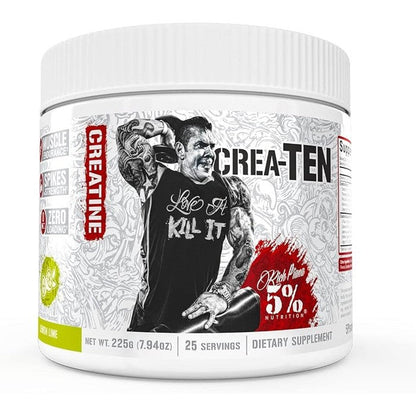 5% Nutrition Crea-TEN - Legendary Series, Lemon Lime - 225g