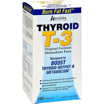 Absolute Nutrition Thyroid T3 - 180 caps