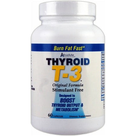 Absolute Nutrition Thyroid T3 - 60 caps