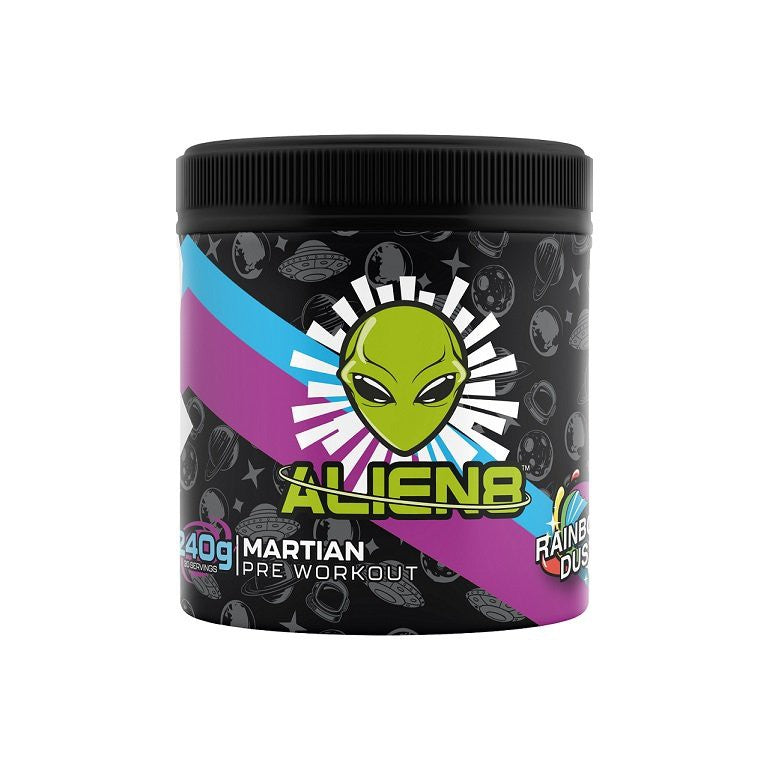 Alien8 Martian Pre-Workout, Rainbow Dust - 240g
