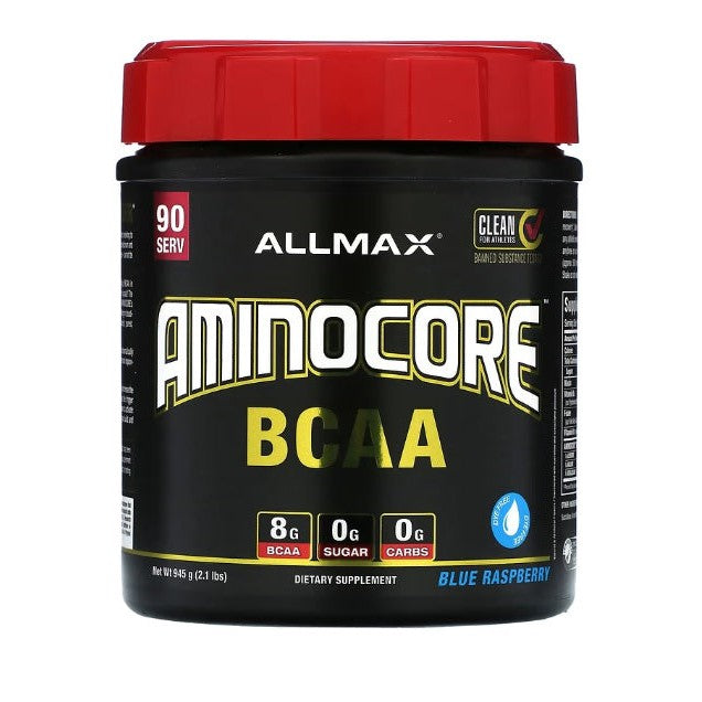 AllMax Nutrition Aminocore BCAA, Blue Raspberry - 945g
