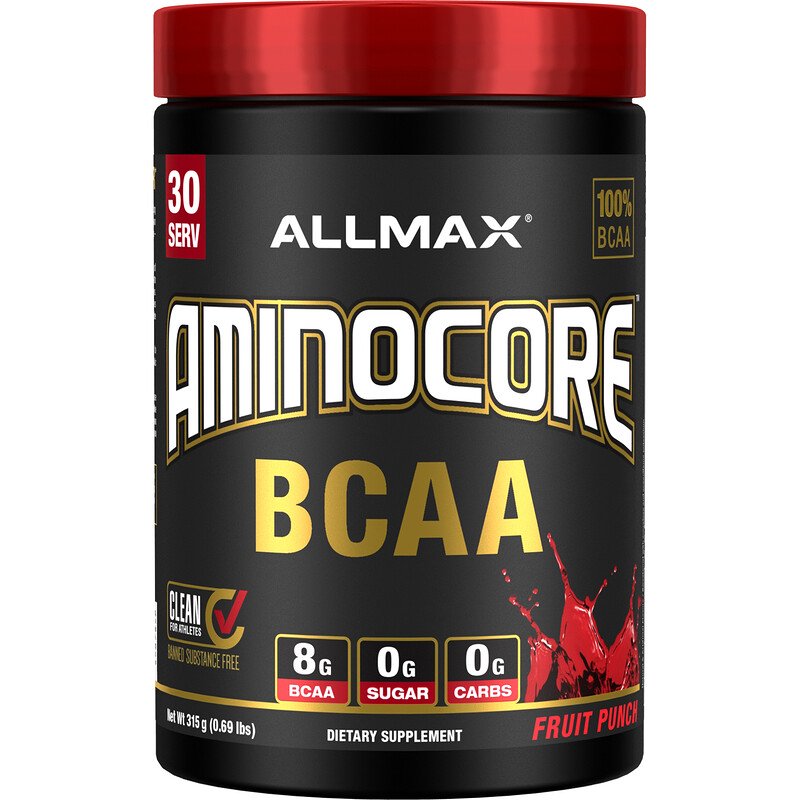 AllMax Nutrition Aminocore BCAA, Fruit Punch - 315g