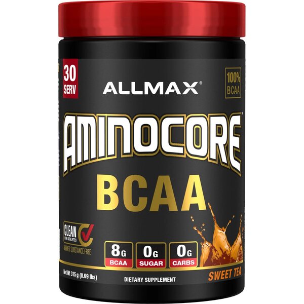 AllMax Nutrition Aminocore BCAA, White Grape - 315g