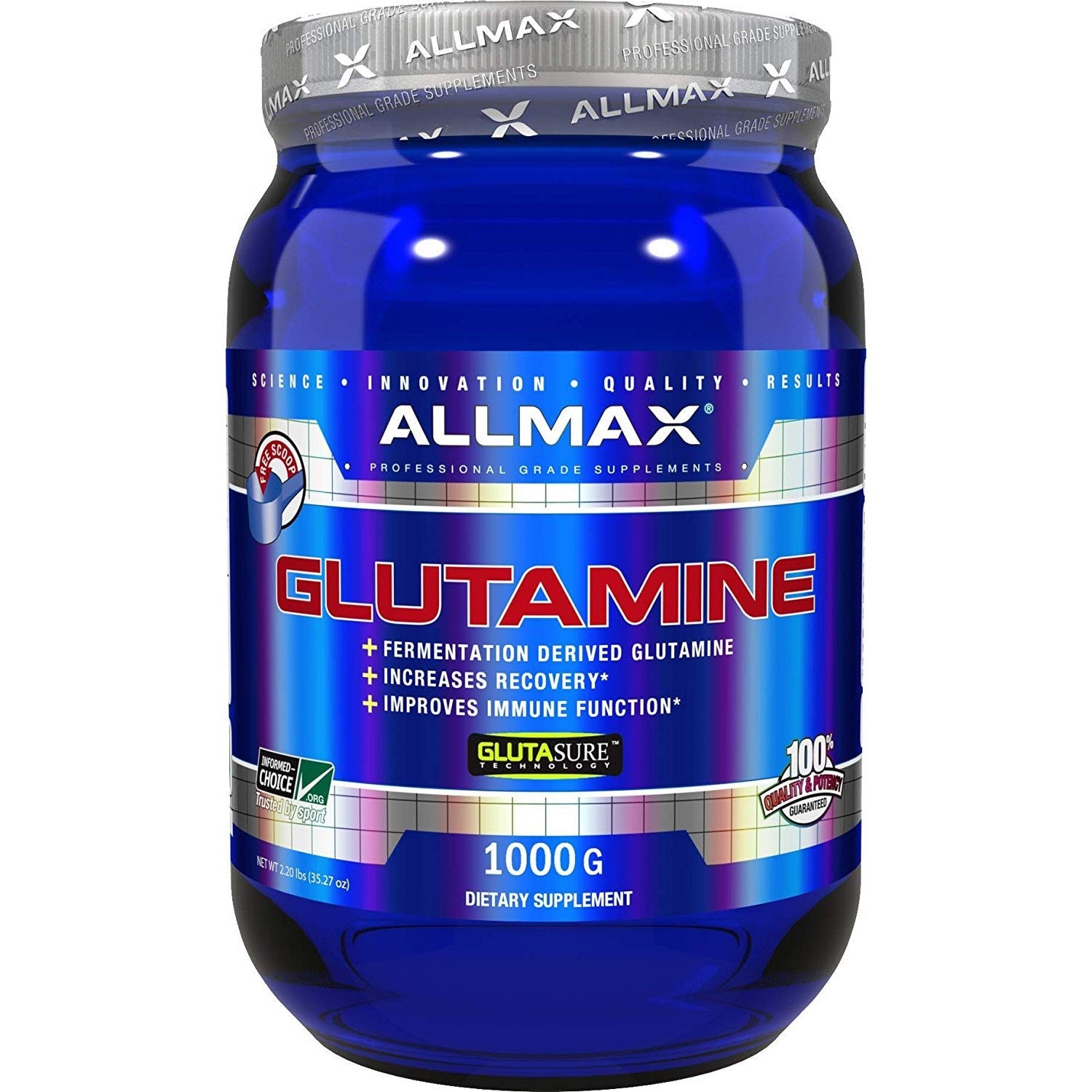 AllMax Nutrition Glutamine - 1000g