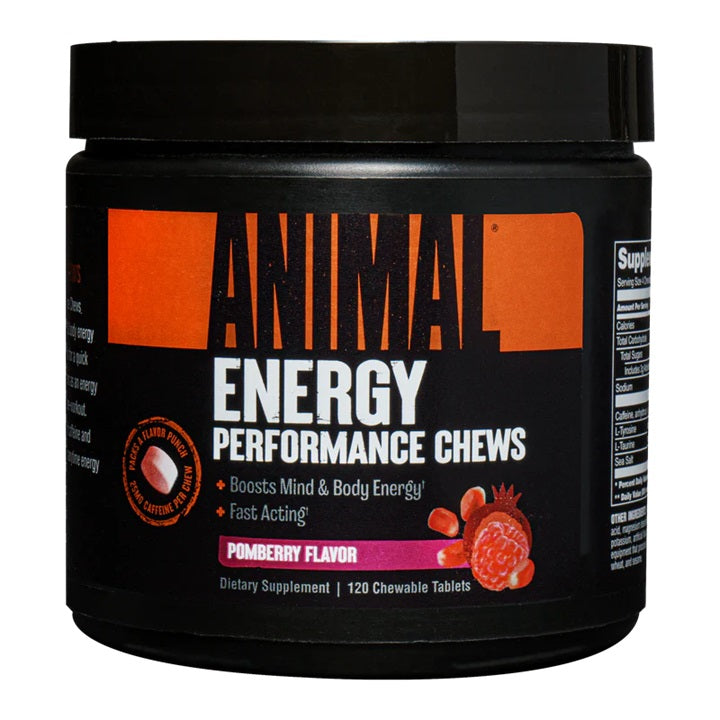 Animal Animal Energy Performance Chew Tabs, Pomberry - 120 chewable tablets