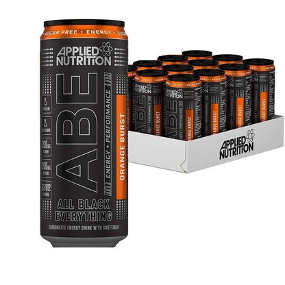 Applied Nutrition ABE Energy + Performance Cans, Orange Burst - 12 x 330 ml.