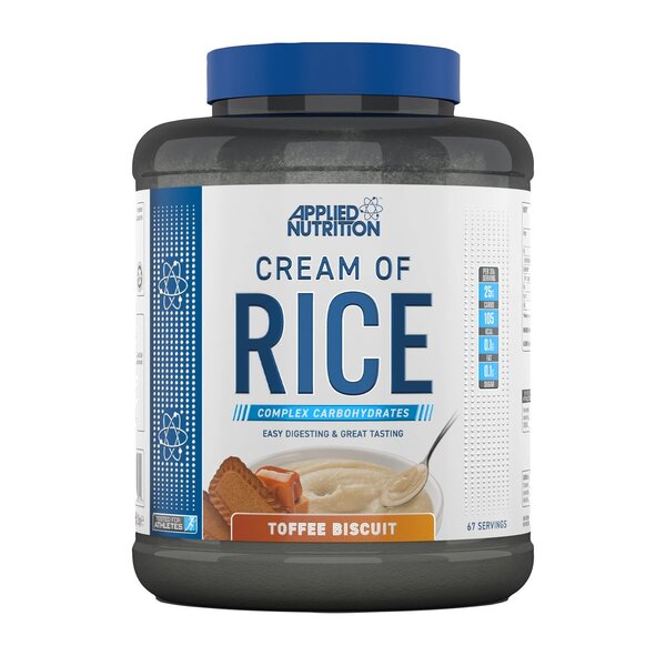 Applied Nutrition Cream of Rice, Toffee Biscuit - 2000g