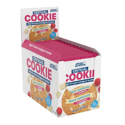 Applied Nutrition Critical Cookie, White Chocolate & Raspberry - 12 x 73g