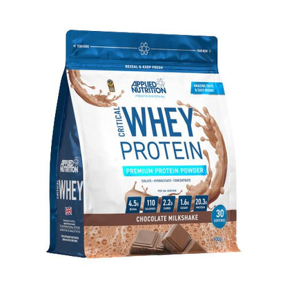 Applied Nutrition Critical Whey, Chocolate Milkshake - 900g