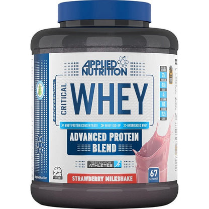 Applied Nutrition Critical Whey, Strawberry Milkshake - 2000g