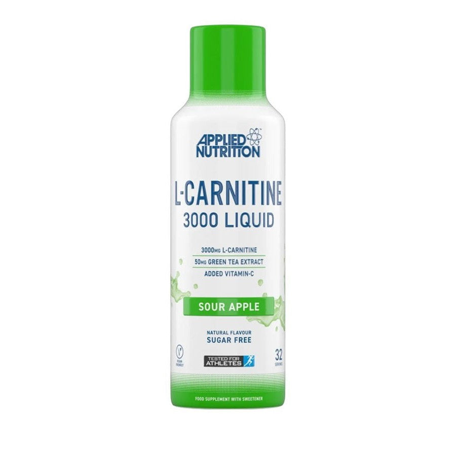 Applied Nutrition L-Carnitine Liquid 3000, Sour Apple - 480 ml.