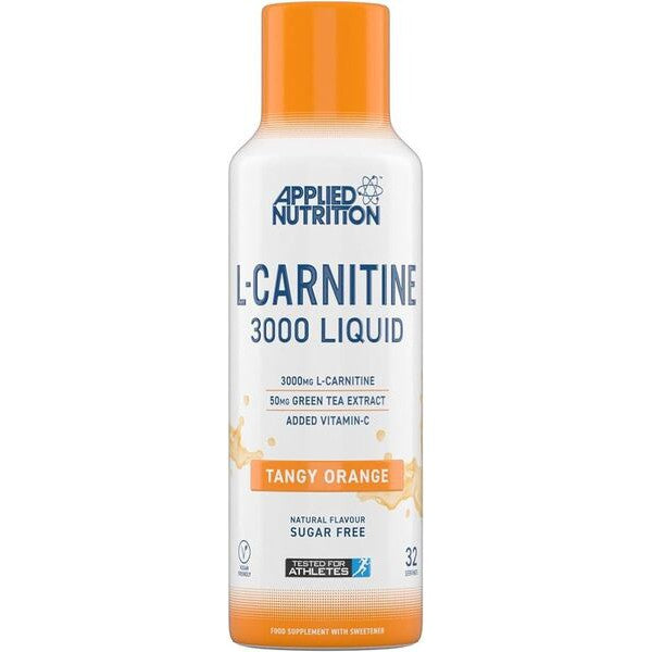 Applied Nutrition L-Carnitine Liquid 3000, Tangy Orange - 480 ml.