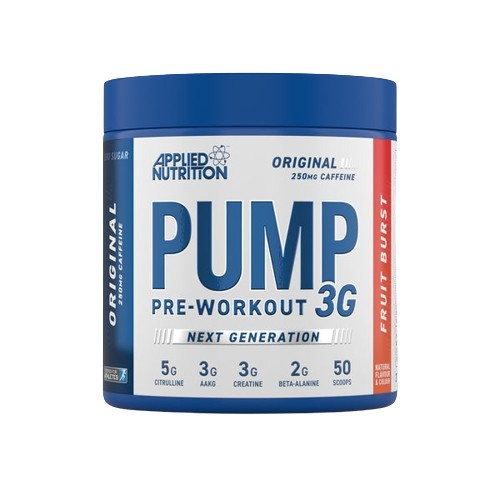 Applied Nutrition Pump 3G Pre-Workout, Fruit Burst - 375g