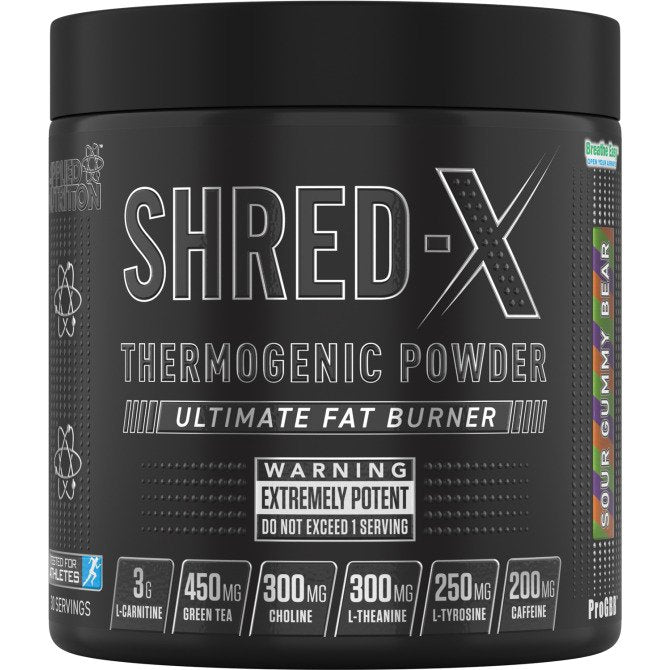 Applied Nutrition Shred-X Powder, Sour Gummy Bear - 300g