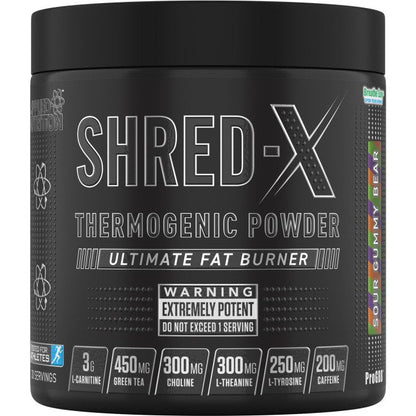 Applied Nutrition Shred-X Powder, Sour Gummy Bear - 300g