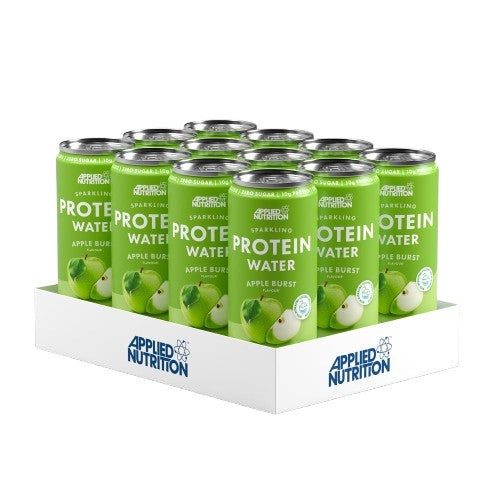 Applied Nutrition Sparkling Protein Water, Apple Burst - 12 x 330 ml.